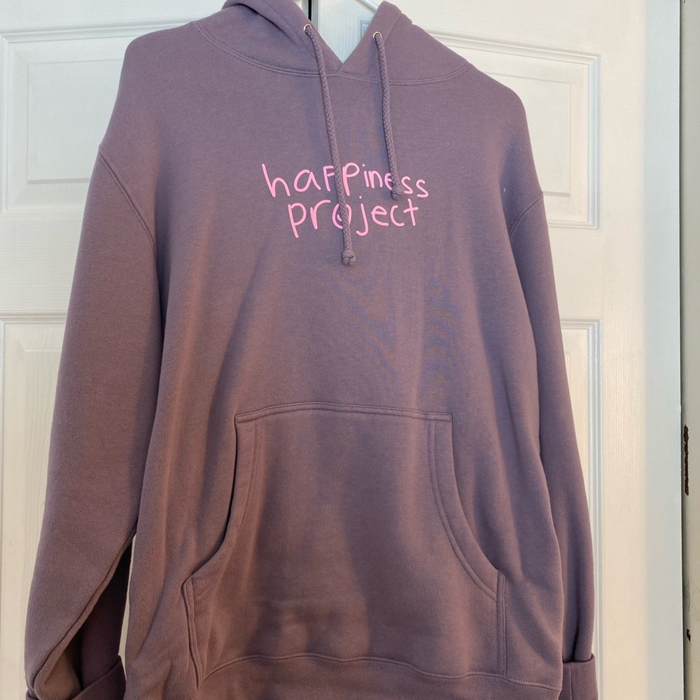 Happiness Project Purple Hoodie